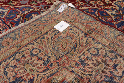 10 x 13 Vintage Yazd Rug 75661