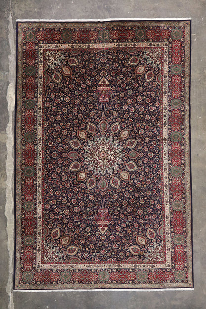 12 x 17 Vintage Persian Tabriz Rug 75664