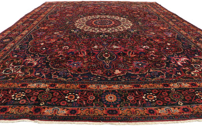 10 x 14 Antique Persian Mashhad Rug 75668
