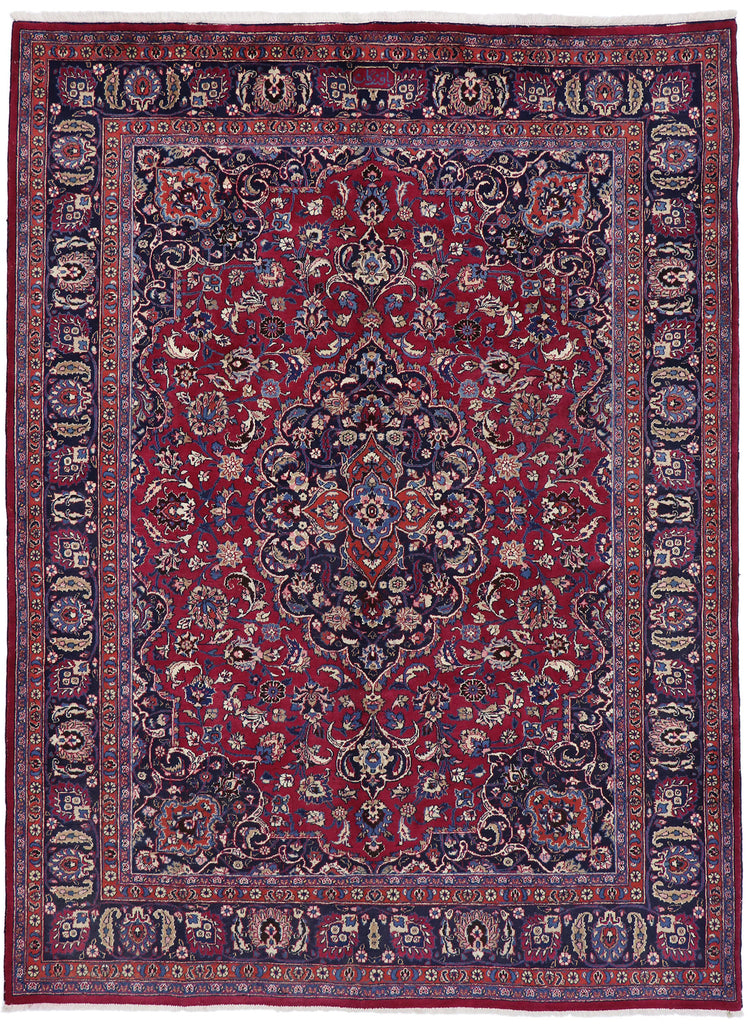 8 x 11 Vintage Persian Mashhad Rug 75669