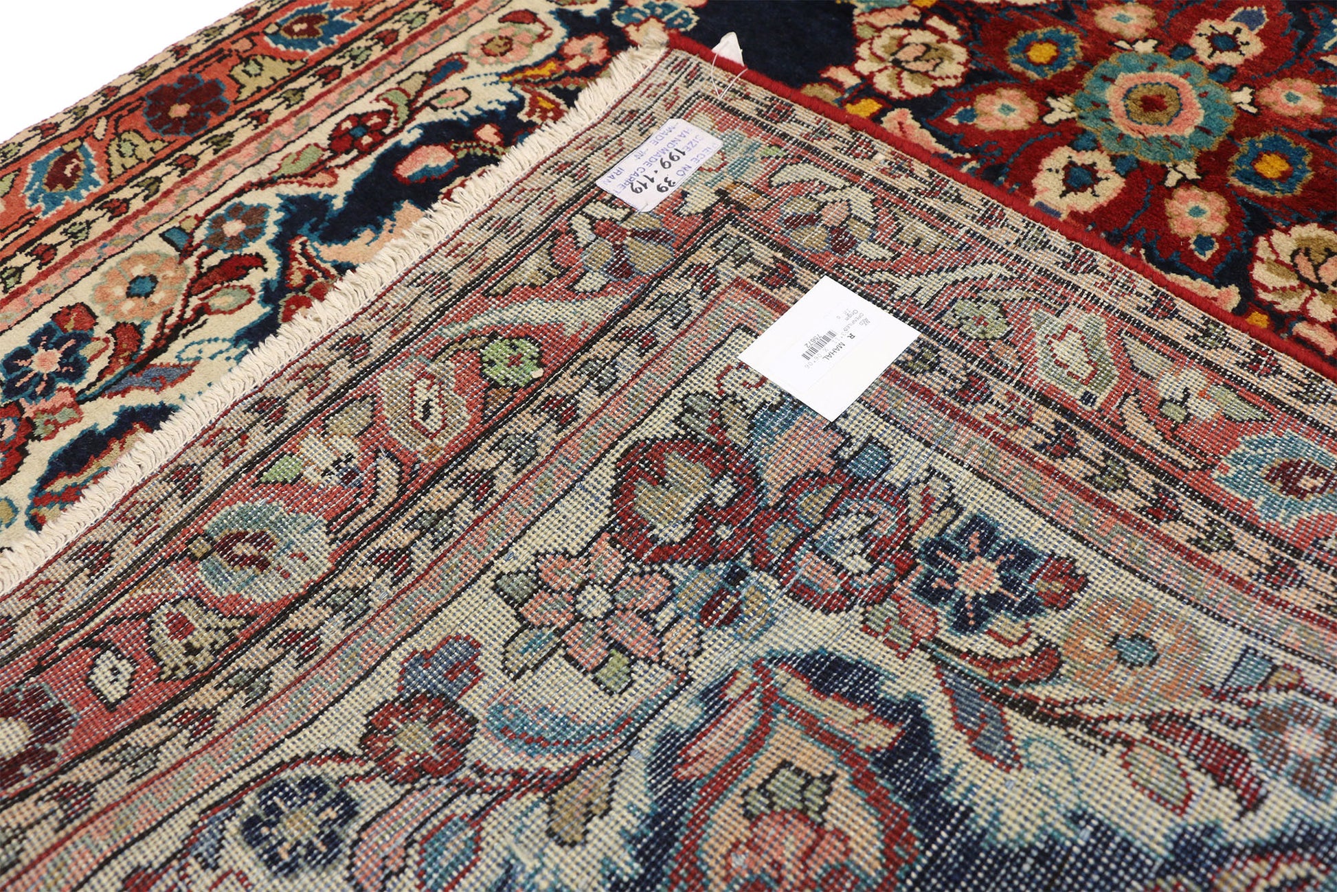 4 x 6 Vintage Persian Mahal Rug 75672