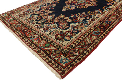 4 x 6 Vintage Persian Mahal Rug 75672