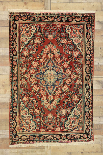 4 x 7 Vintage Persian Mahal Rug 75675