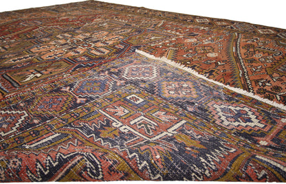 8 x 11 Vintage Heriz Rug 75687