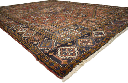 8 x 11 Vintage Heriz Rug 75687