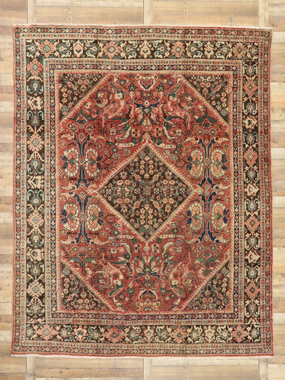 9 x 11 Vintage Persian Mahal Rug 75700