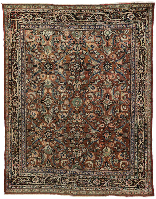 9 x 12 Antique Persian Mahal Rug 75711