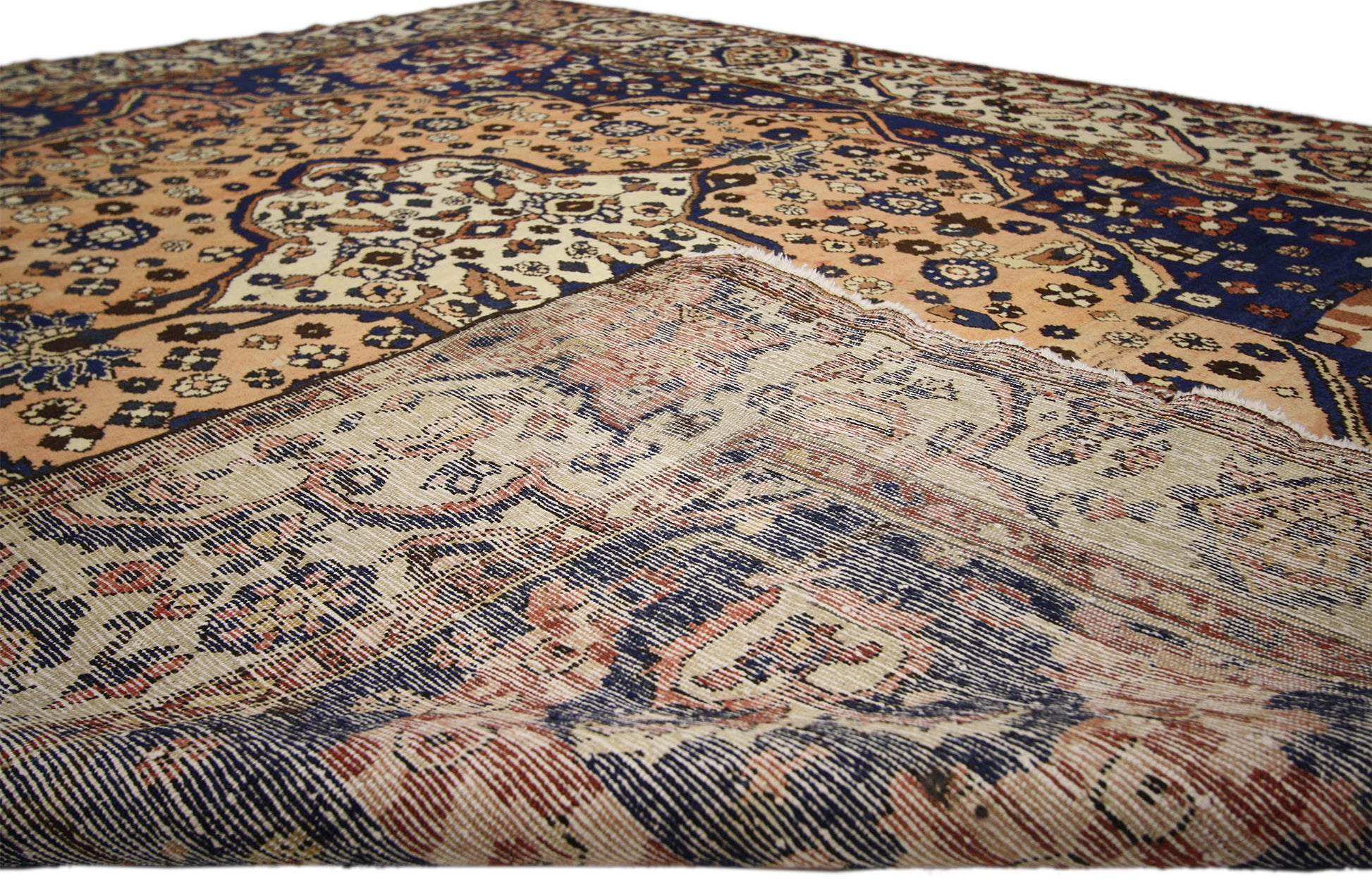 7 x 10 Vintage Persian Bakhtiari Rug 75714