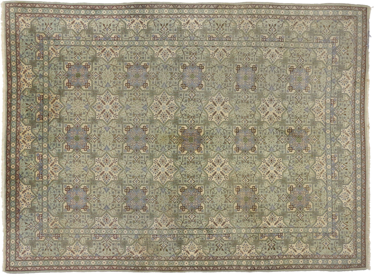 9 x 11 Vintage Isfahan Rug 75731
