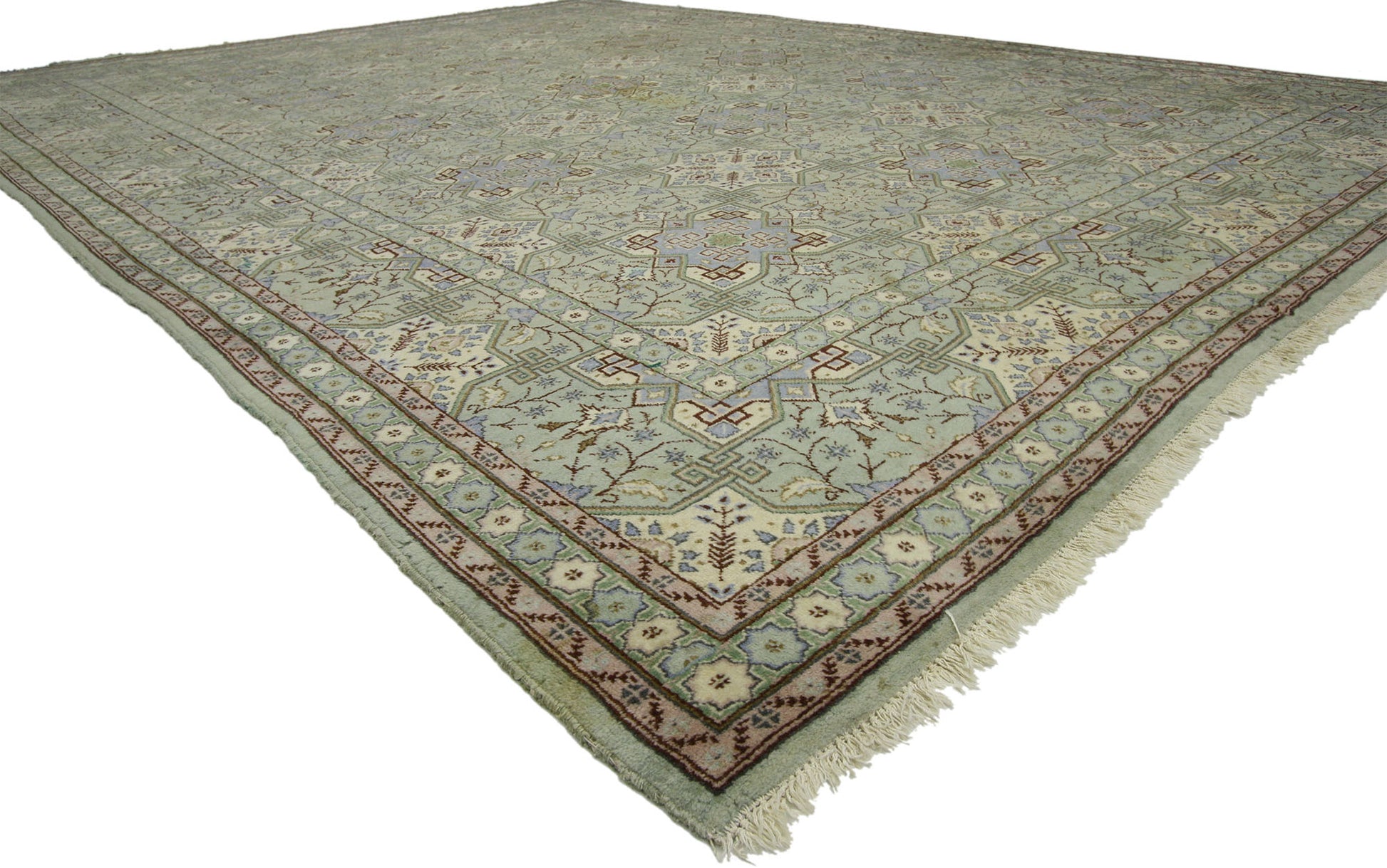 9 x 11 Vintage Isfahan Rug 75731