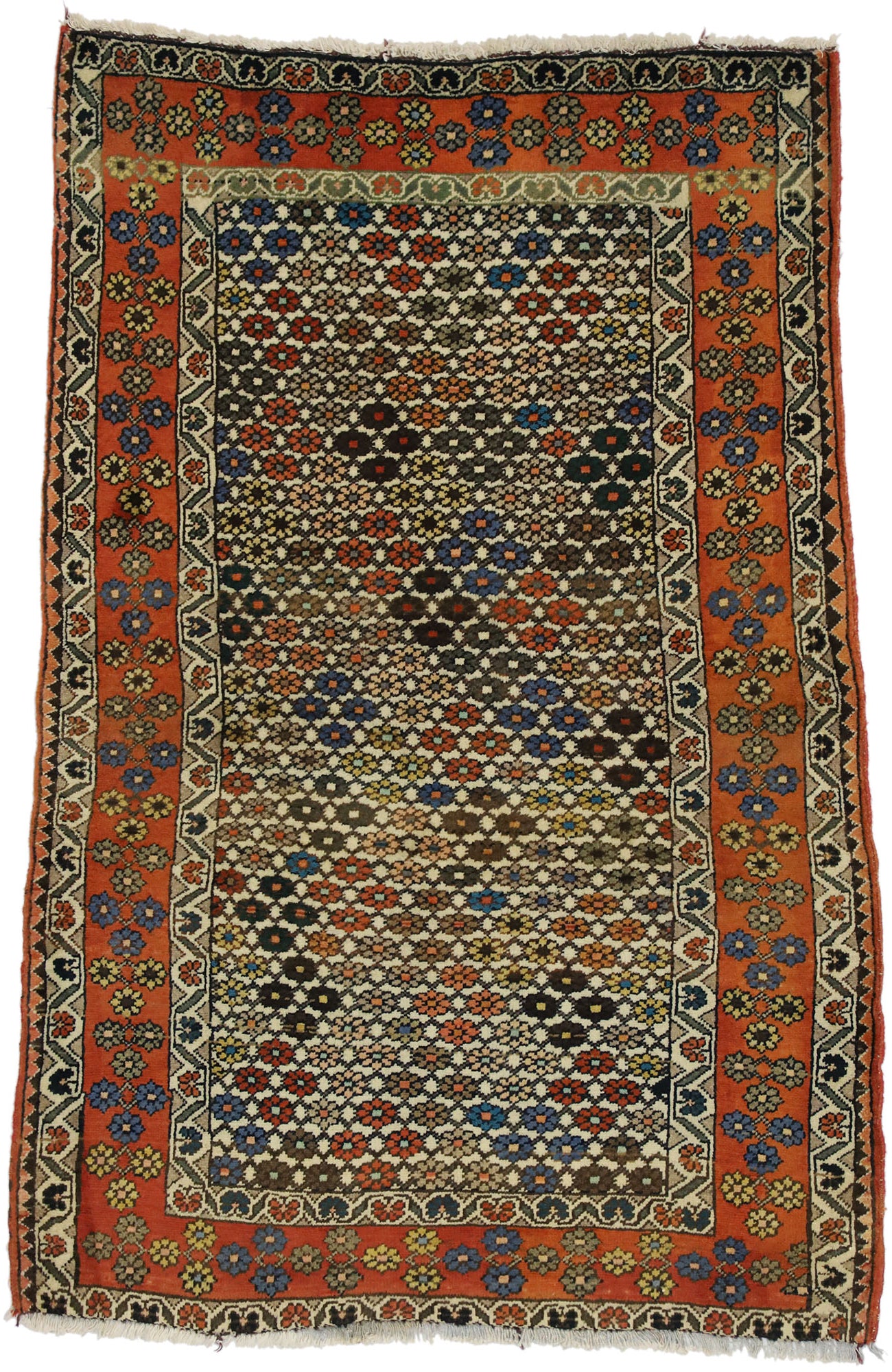 3 x 5 Vintage Persian Afshar Rug 75750