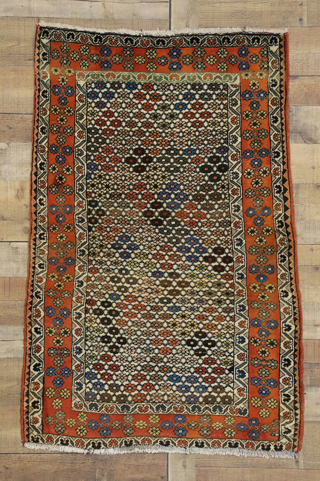 3 x 5 Vintage Persian Afshar Rug 75750