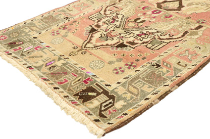 3 x 4 Vintage Persian Bakhtiari Rug 75751