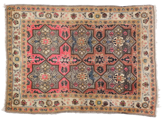 3 x 4 Vintage Mashad Rug 75752