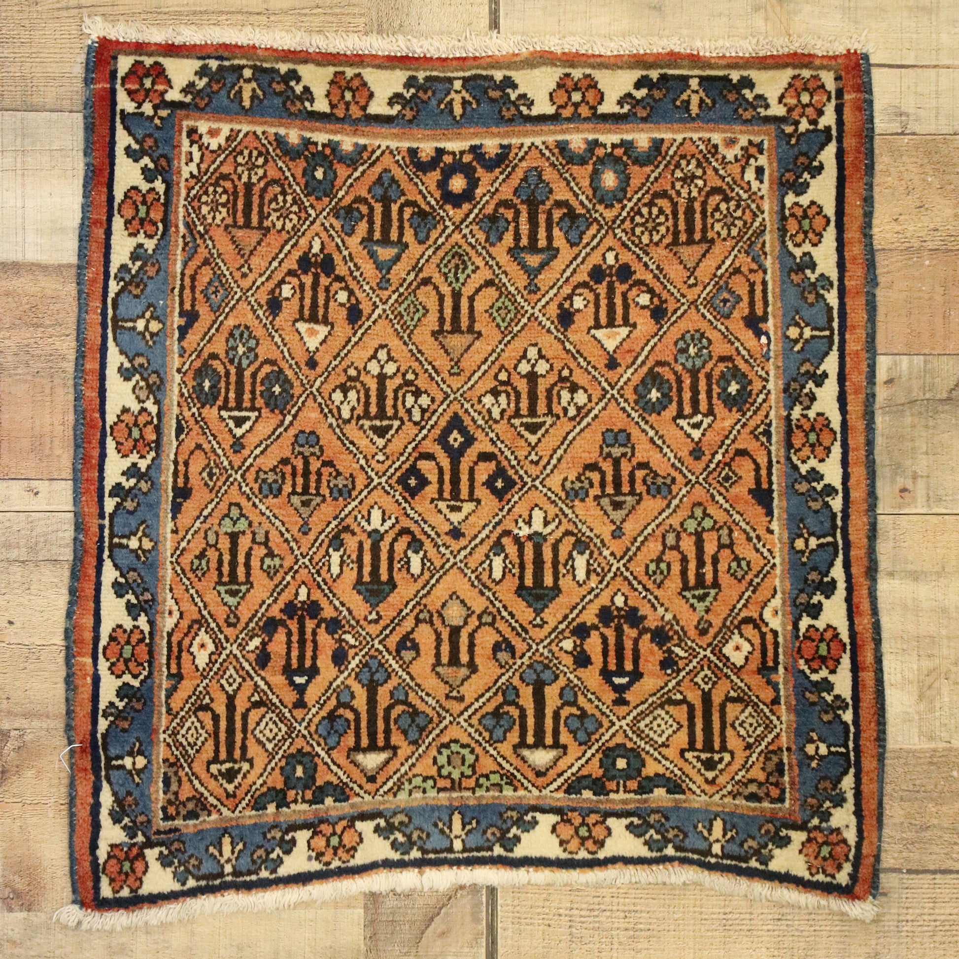 2 x 2 Vintage Tabriz Rug 75763