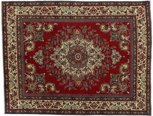 10 x 12 Vintage Persian Tabriz Rug 75766