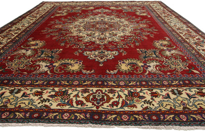 10 x 12 Vintage Persian Tabriz Rug 75766