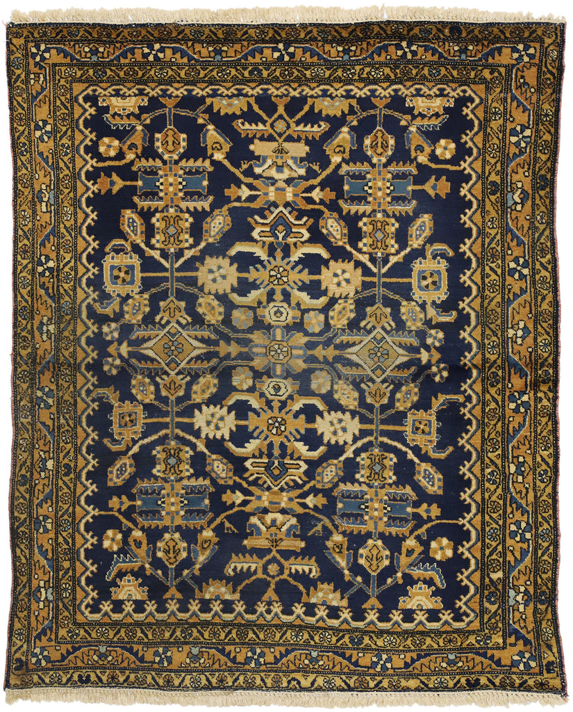 5 x 6 Vintage Persian Hamadan Rug 75775