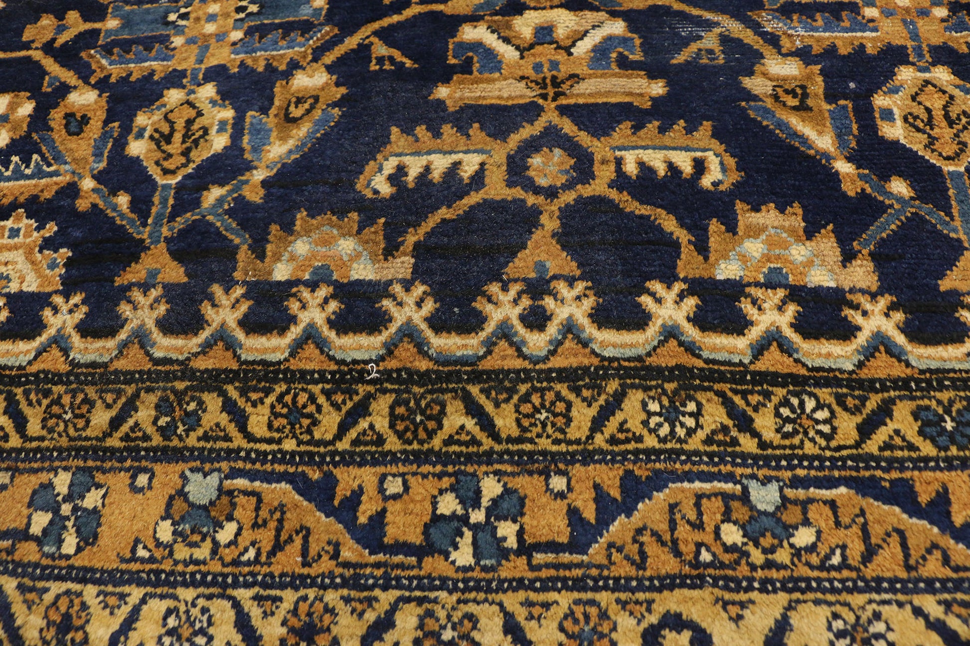 5 x 6 Vintage Persian Hamadan Rug 75775