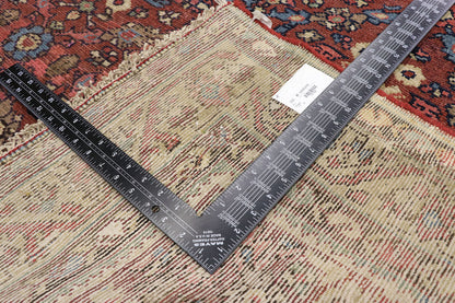 4 x 13 Antique Persian Hamadan Runner 75784