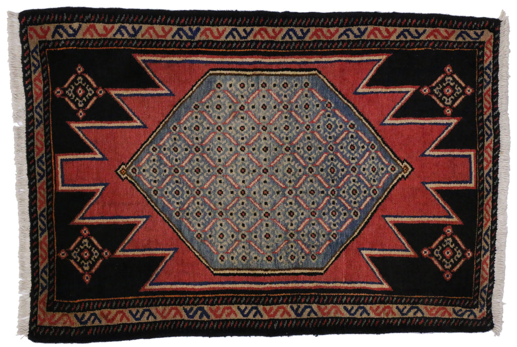 3 x 4 Vintage Hamadan Rug 75803