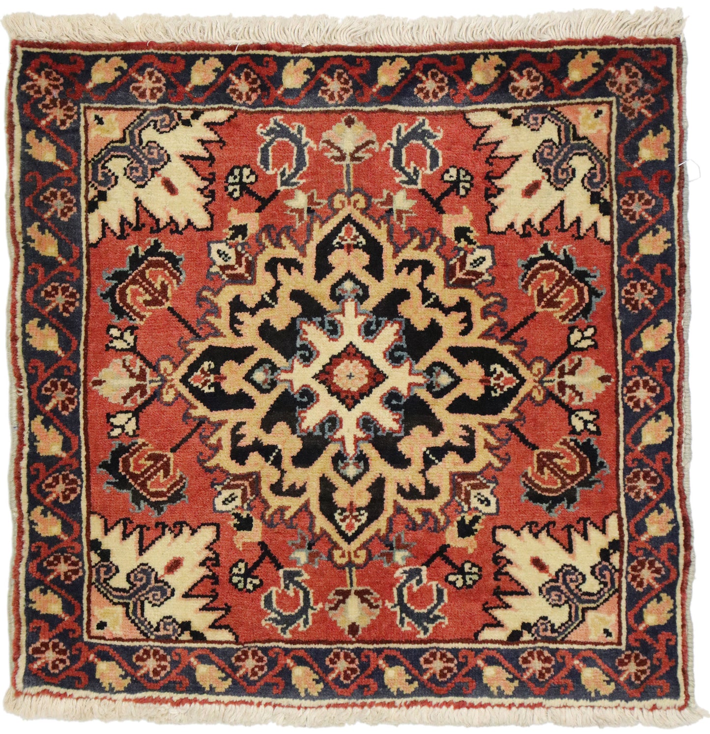 2 x 2 Vintage Persian Heriz Rug 75804