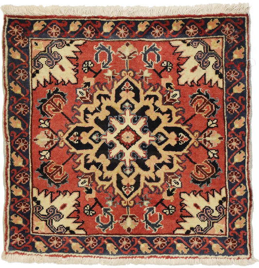 2 x 2 Vintage Persian Heriz Rug 75804