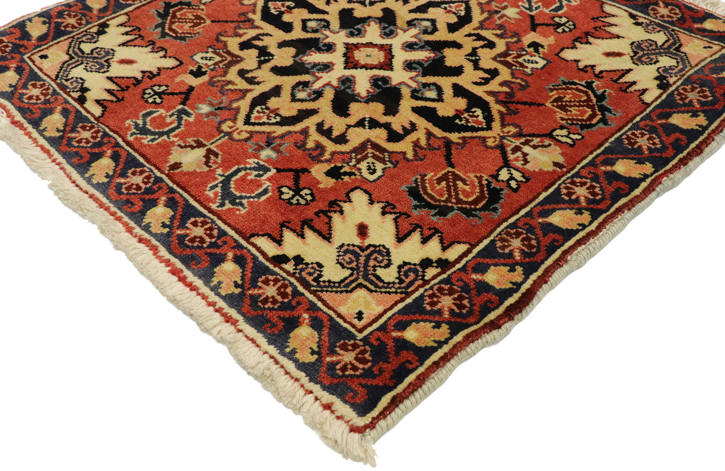 2 x 2 Vintage Persian Heriz Rug 75804