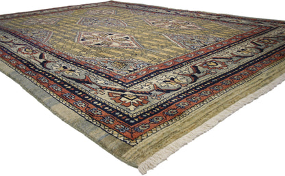 7 x 9 Vintage Persian Mahal Rug 75824