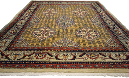 7 x 9 Vintage Persian Mahal Rug 75824