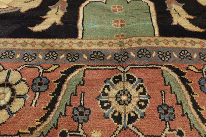 7 x 15 Vintage Persian Mahal Rug 75836