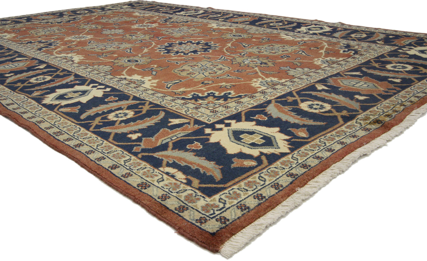 6 x 10 Vintage Persian Mahal Rug 75842