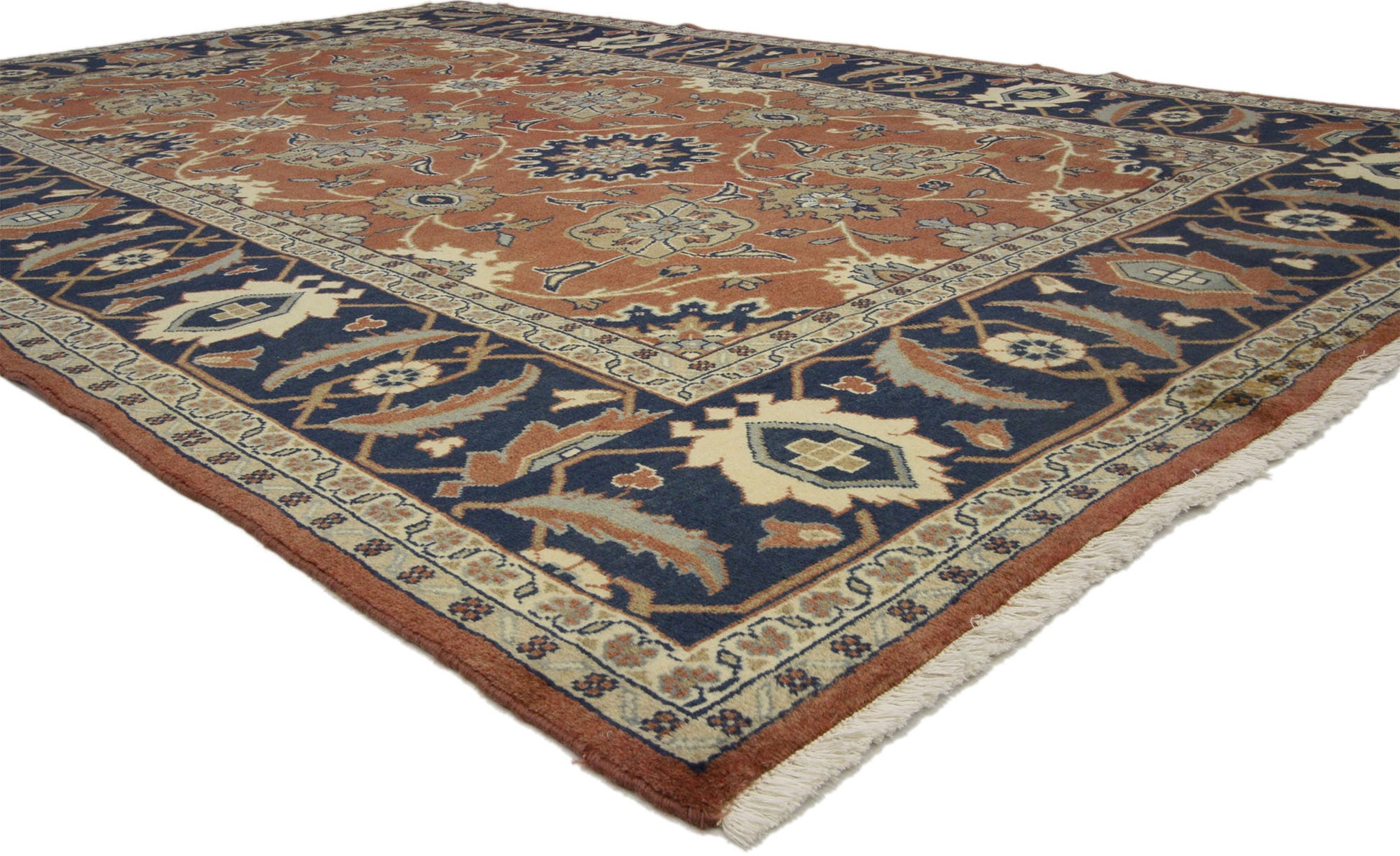 6 x 10 Vintage Persian Mahal Rug 75842