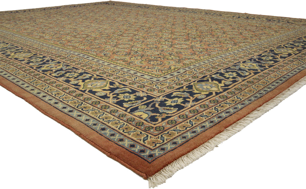 10 x 13 Vintage Persian Mahal Rug 75844