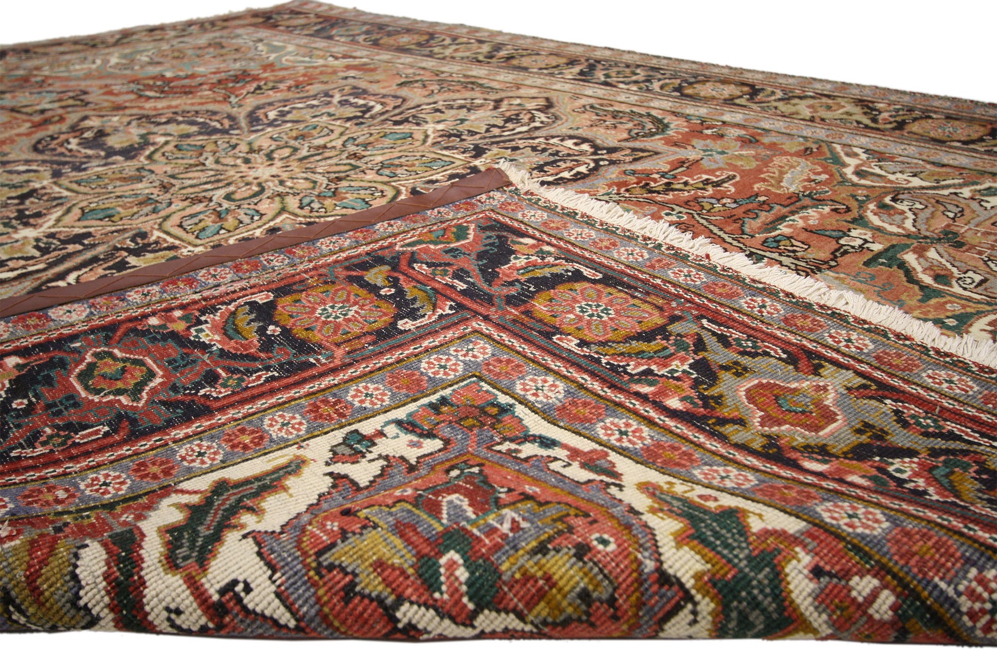 8 x 10 Vintage Heriz Rug 75860