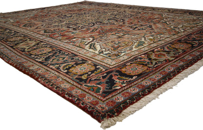 8 x 10 Vintage Heriz Rug 75860