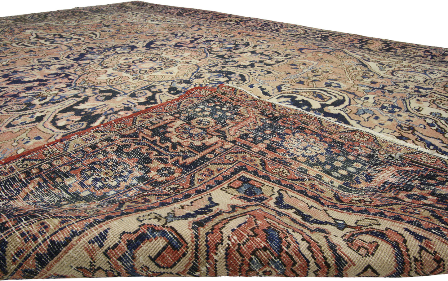 9 x 11 Vintage Persian Heriz Rug 75861