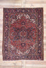 7 x 8 Vintage Persian Heriz Rug 75862