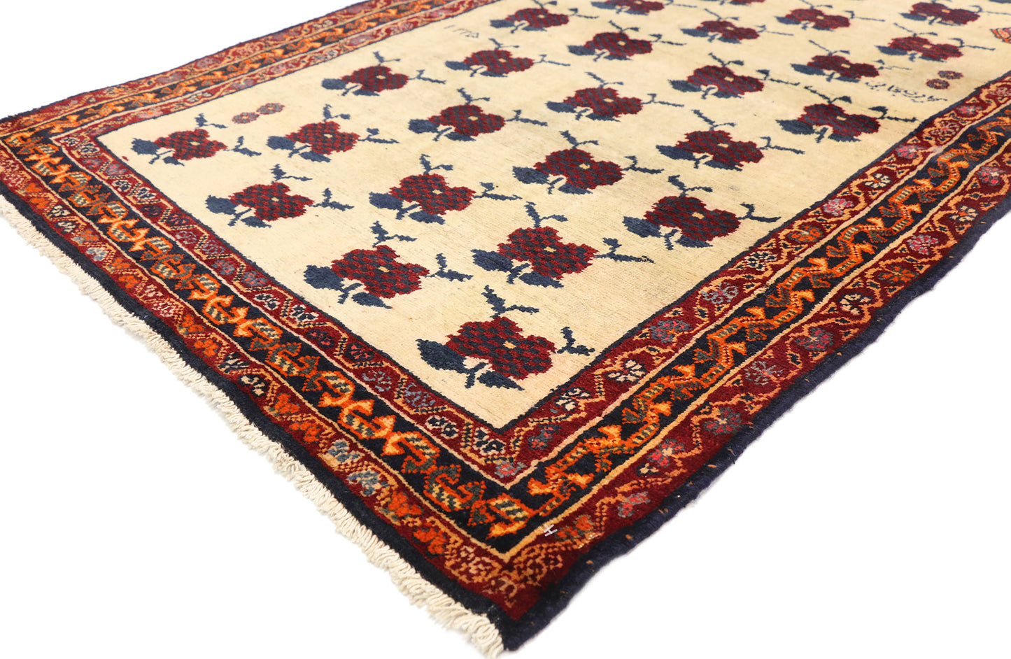3 x 6 Vintage Persian Tribal Shiraz Rug 75887