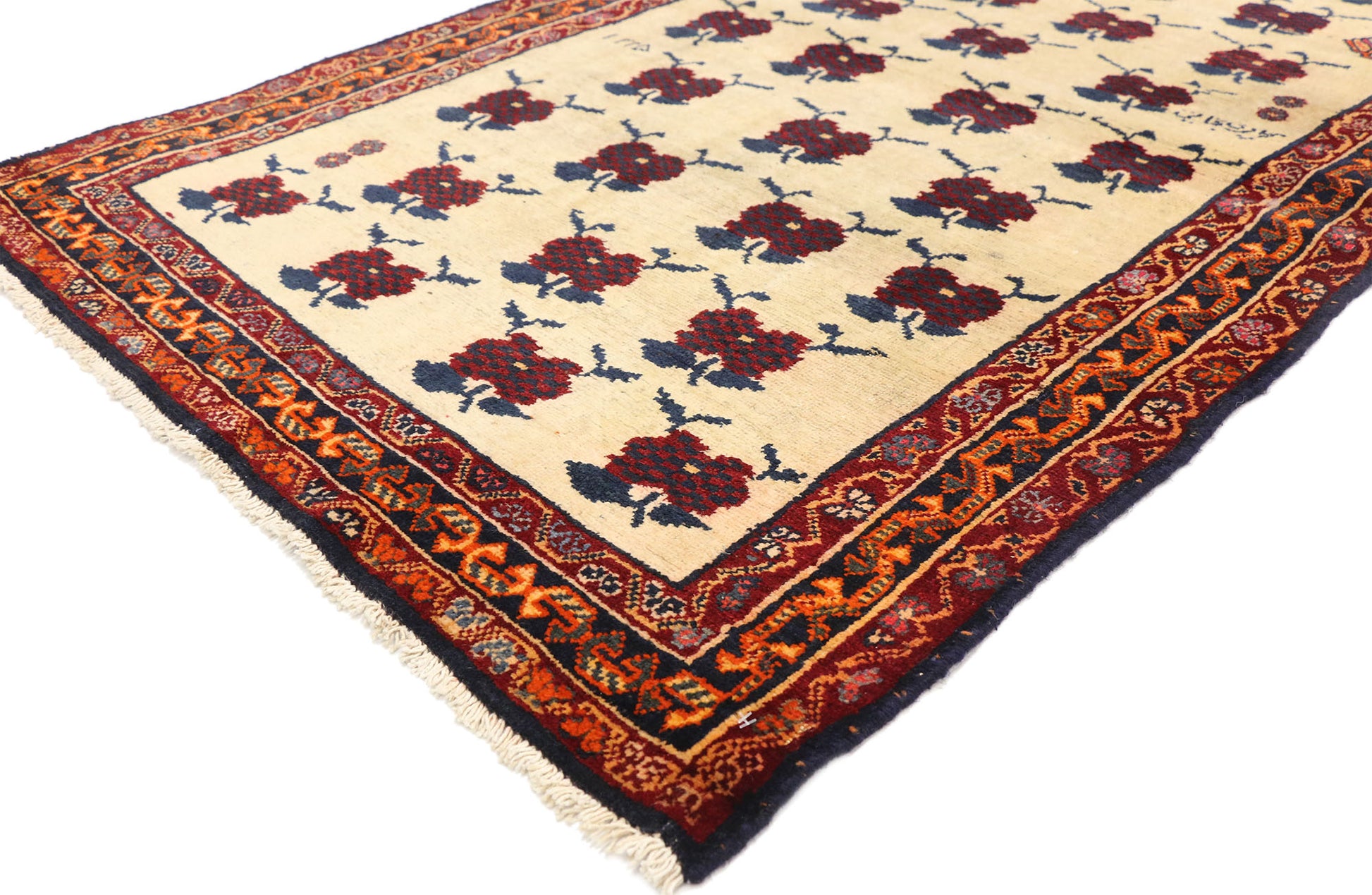 3 x 6 Vintage Persian Tribal Shiraz Rug 75887