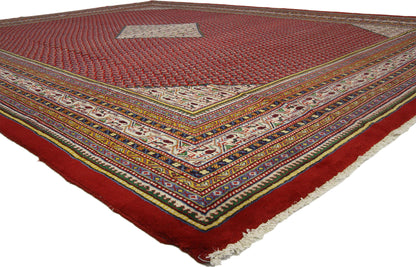 10 x 13 Vintage Persian Mahal Rug 75899