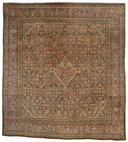 10 x 11 Vintage Persian Mahal Rug 75902