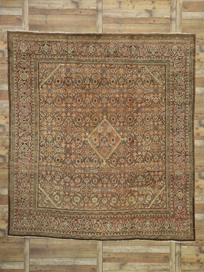 10 x 11 Vintage Persian Mahal Rug 75902