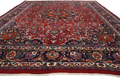 10 x 12 Vintage Persian Mashhad Rug 75916