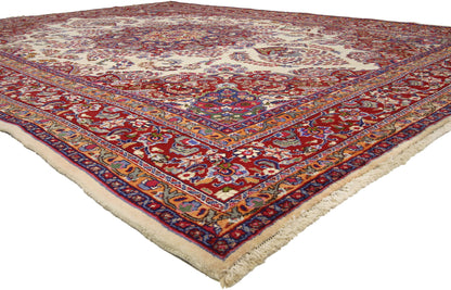 10 x 13 Vintage Persian Khorassan Rug 75921