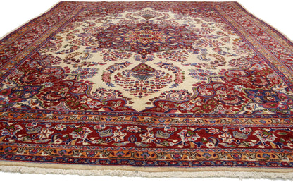 10 x 13 Vintage Persian Khorassan Rug 75921