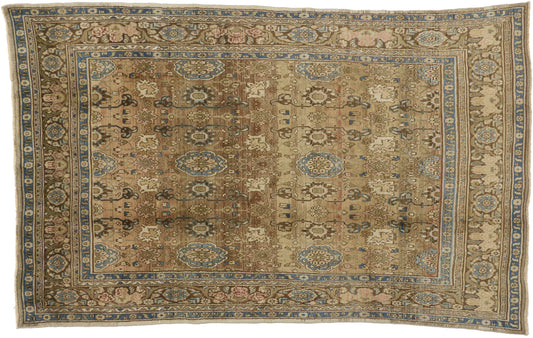 7 x 11 Vintage Persian Hamadan Rug 75966