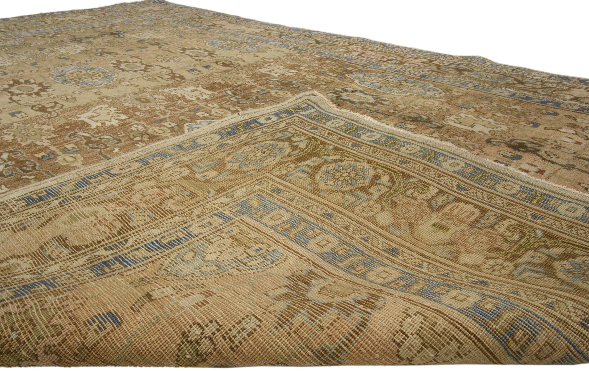 7 x 11 Vintage Persian Hamadan Rug 75966