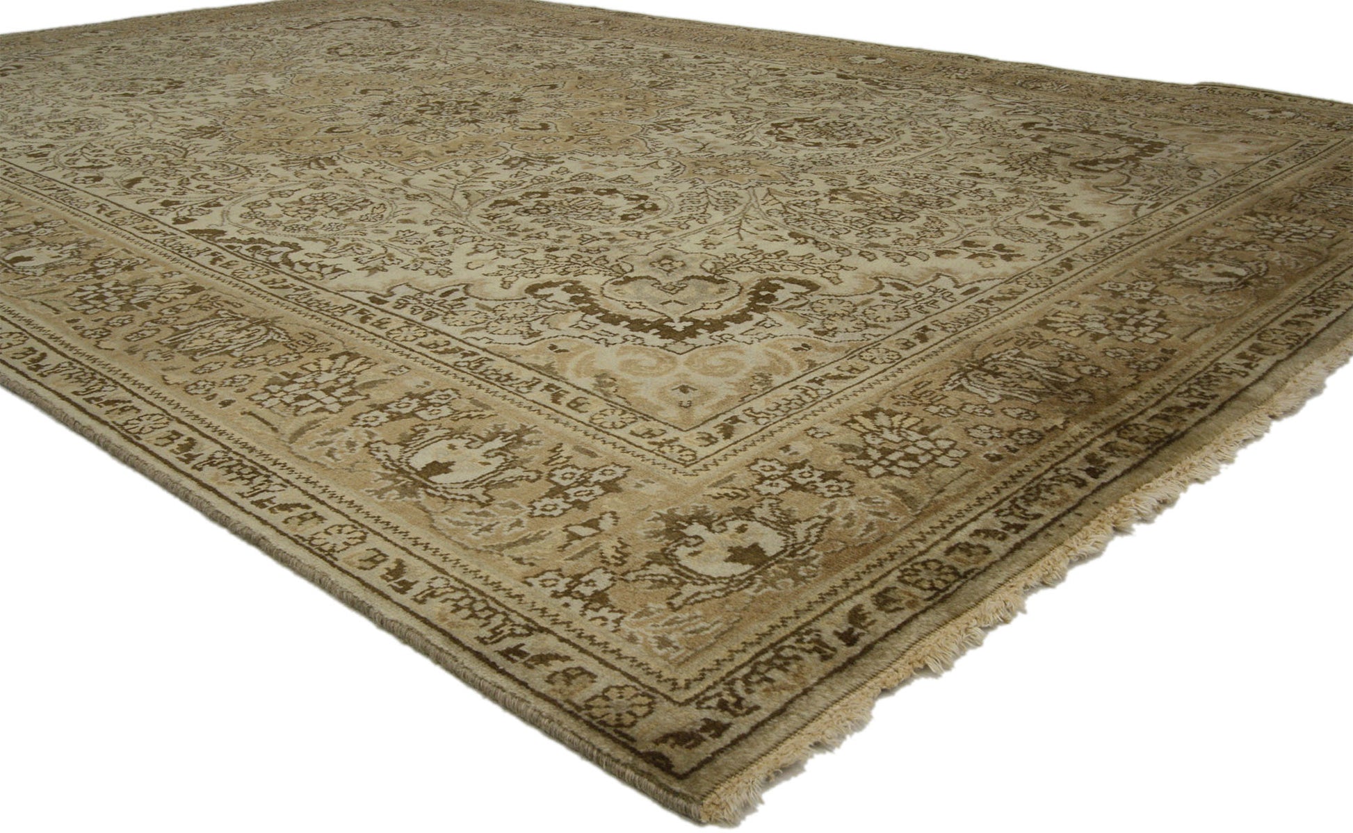 6 x 10 Vintage Persian Tabriz Rug 75972