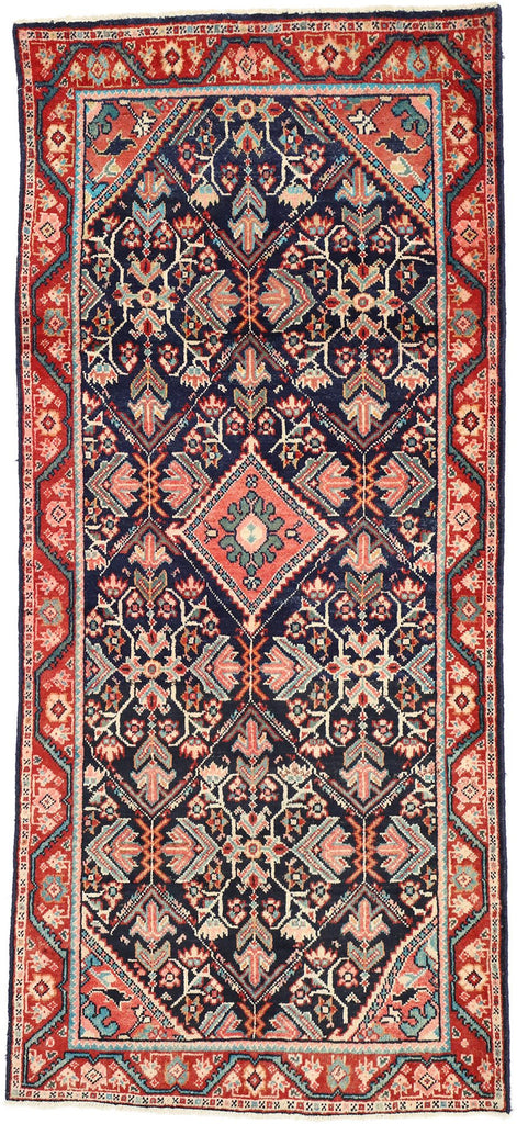 4 x 8 Vintage Persian Mahal Runner 76003